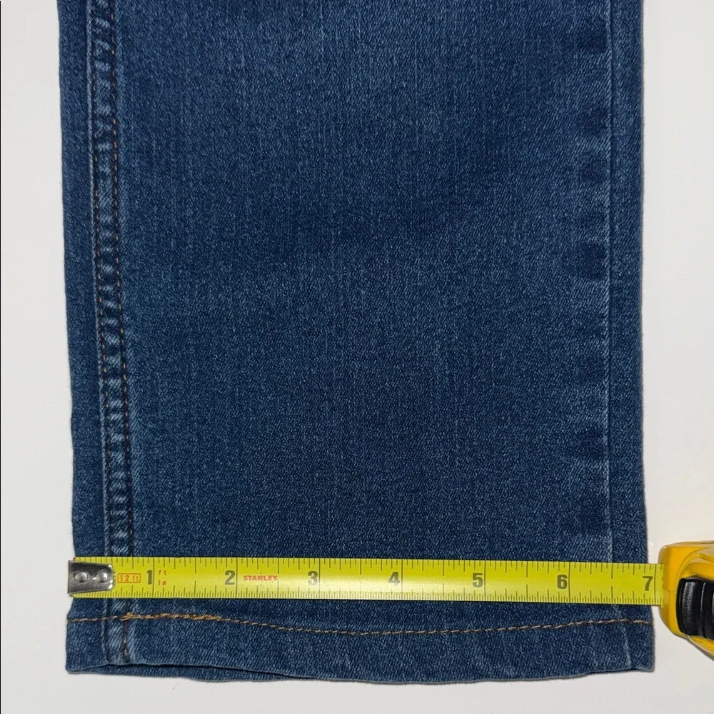 Calvin Klein Slim Straight Jeans Womens 18 Blue Denim